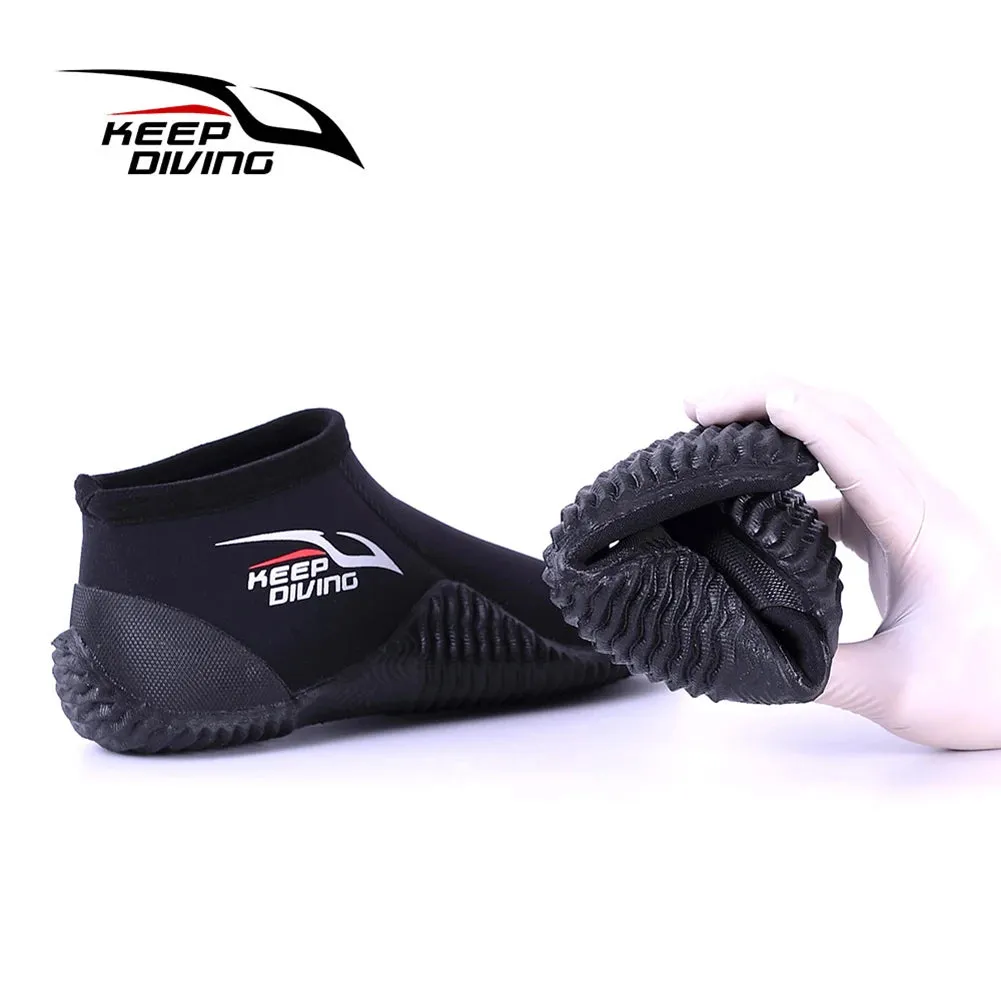 1 Pair 4mm Water Shoes Quick Drying Low Top Diving Boot For Sea Fishing Motorboat Surfing Windsurfing Dropship