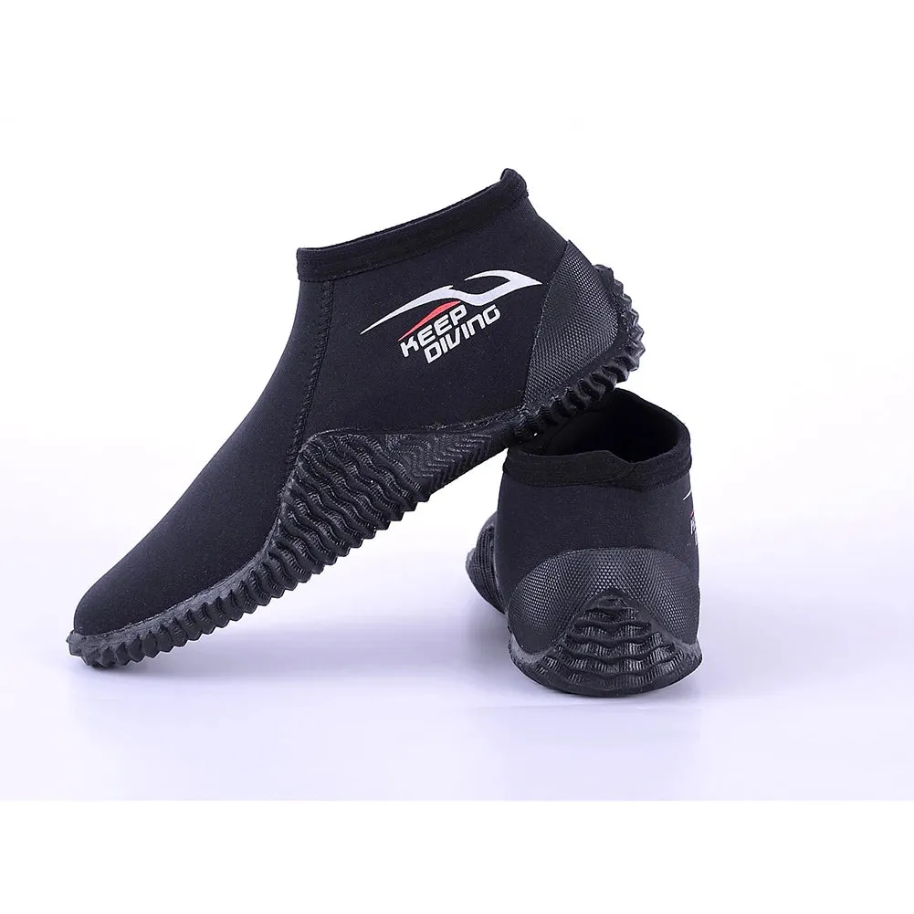 1 Pair 4mm Water Shoes Quick Drying Low Top Diving Boot For Sea Fishing Motorboat Surfing Windsurfing Dropship