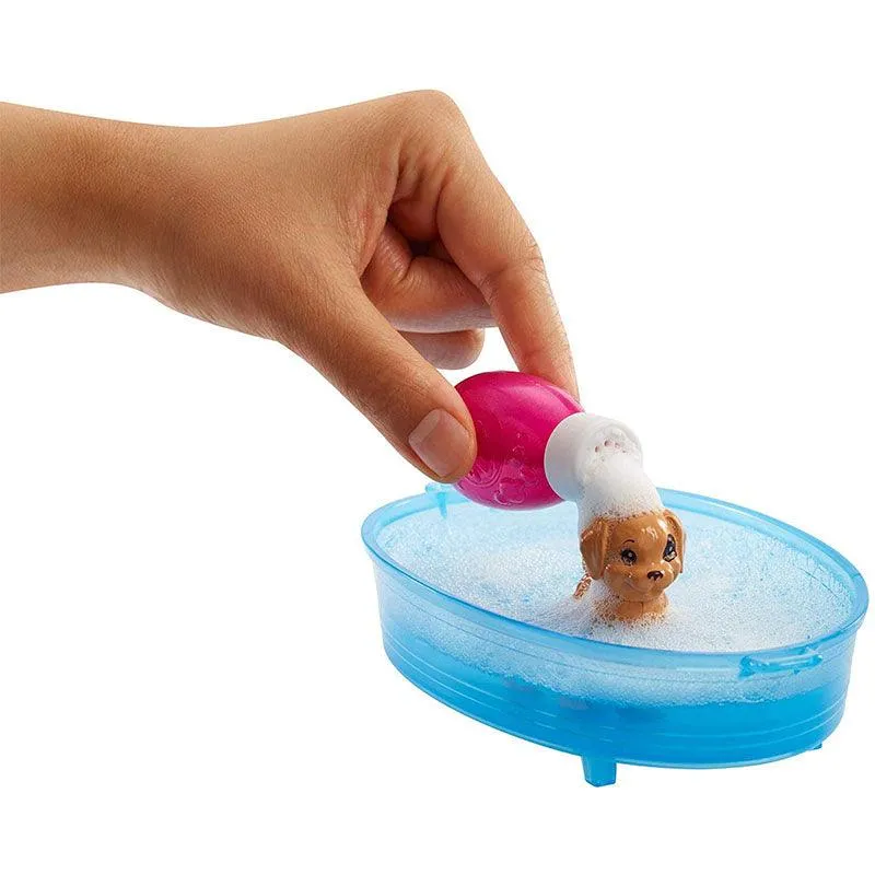 Barbie Doll/Pets - Puppy Bath Time playset