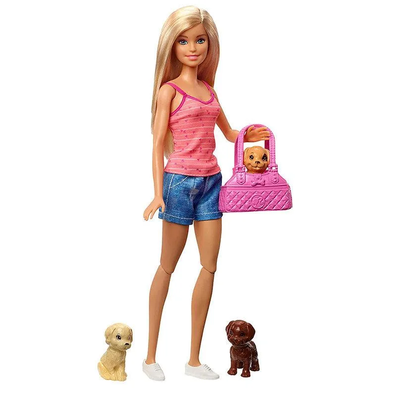 Barbie Doll/Pets - Puppy Bath Time playset