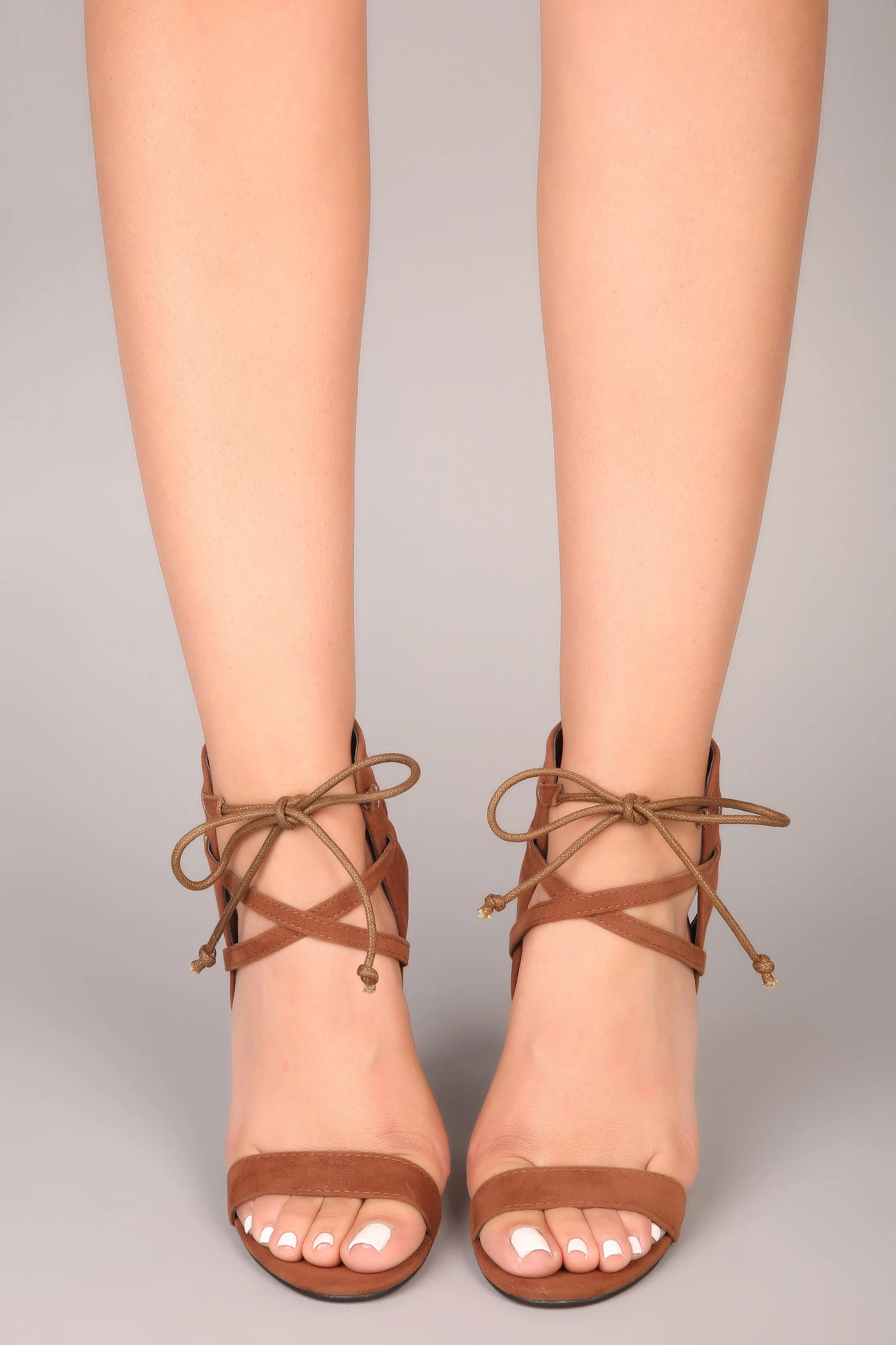 Block It All Out Heel - Cognac