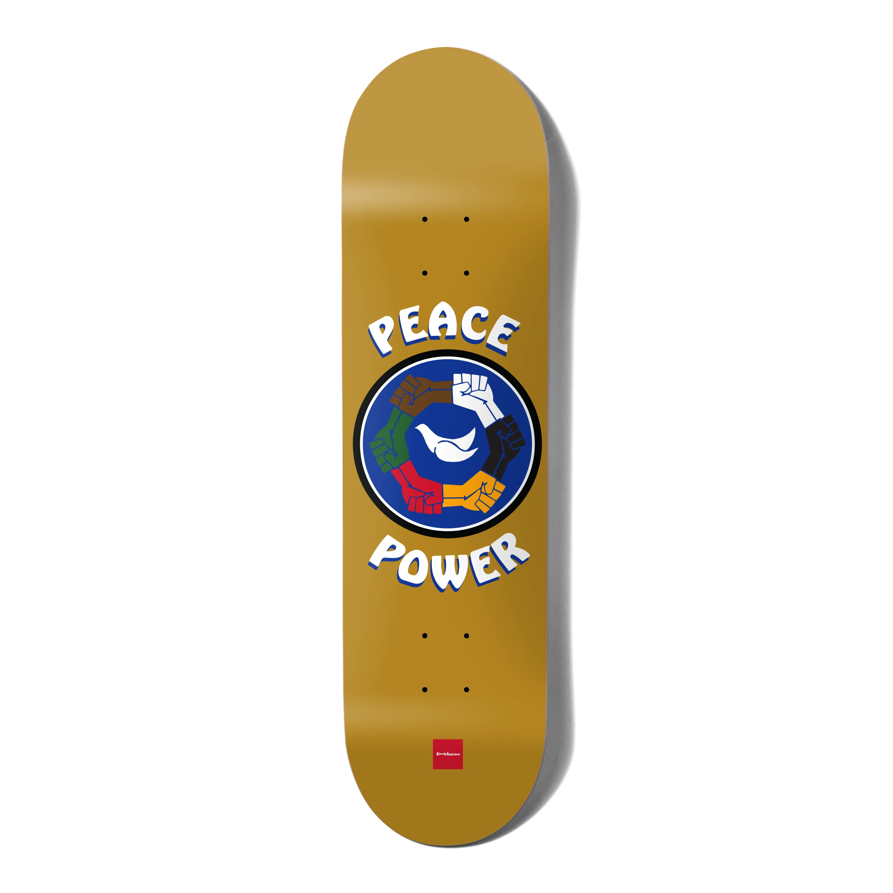 Chocolate Deck Peace Power One Off Kenny Anderson 8"