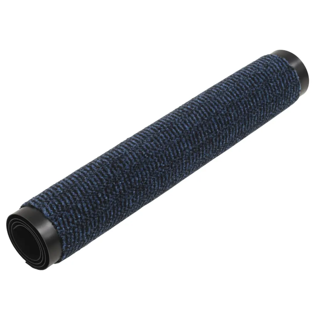Dust Control Mats 2 pcs Rectangular Tufted 120x180 cm Blue
