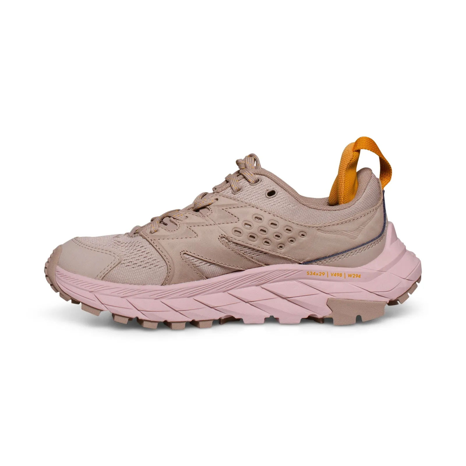 HOKA One One Anacapa Breeze Low Oxford Tan / Peach Whip Hiking Shoes - Women's