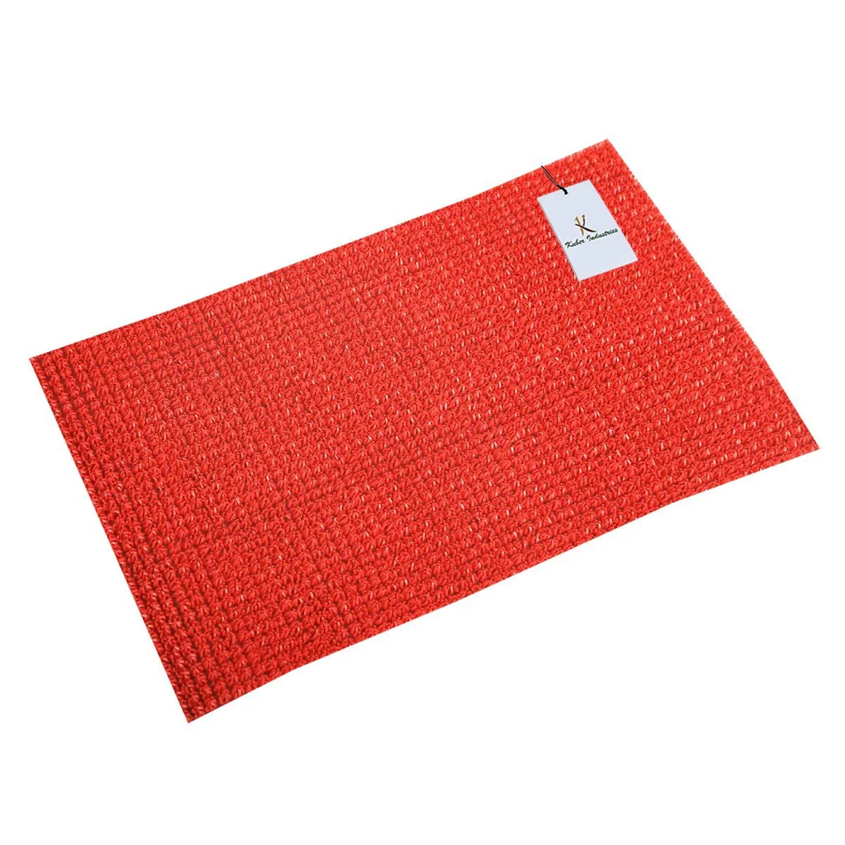 Kuber Industries VARIATION0045_10 PVC Door Mat (30" x 18", Red, Standard)