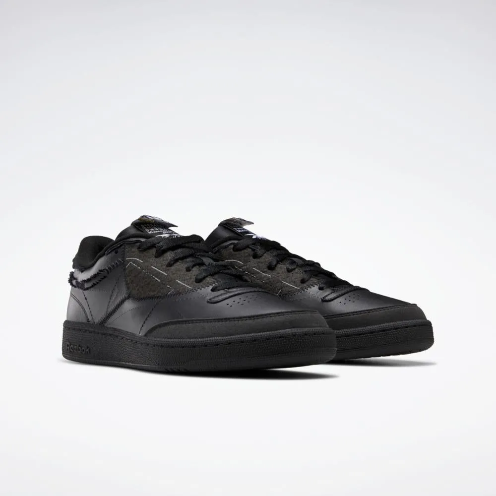 Reebok Footwear Men Maison Margiela Project 0 Club C Shoes BLACK/FTWWHT/BLACK