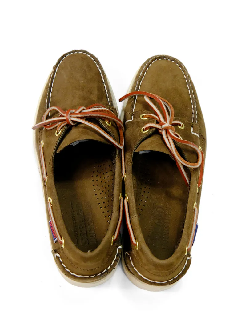 Sebago - Taupe Docksides Nubuck Boat Shoe EU EU 40 / UK 6,5